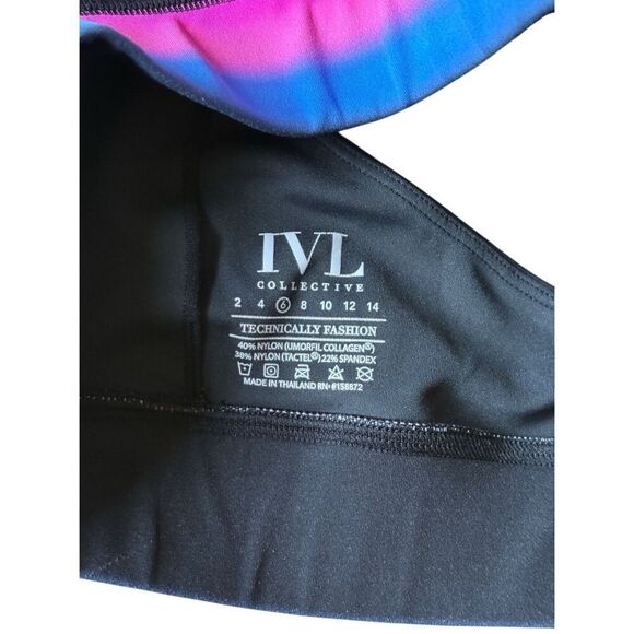 IVL Collective x High Fitness Sports Bra Size 6 Black - Picture 3 of 3
